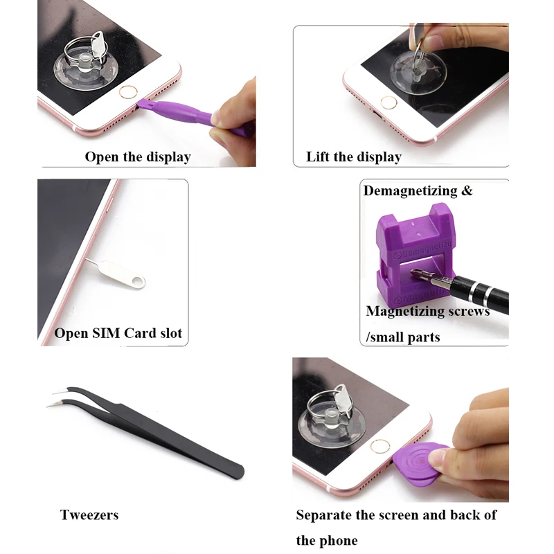 JUNEFOR Screwdriver Set 138 In 1 Magnetic Torx Phillips Screw Bits Kit Hand Tool Screwdrivers Wrench Repair Phone PC Tools | Инструменты