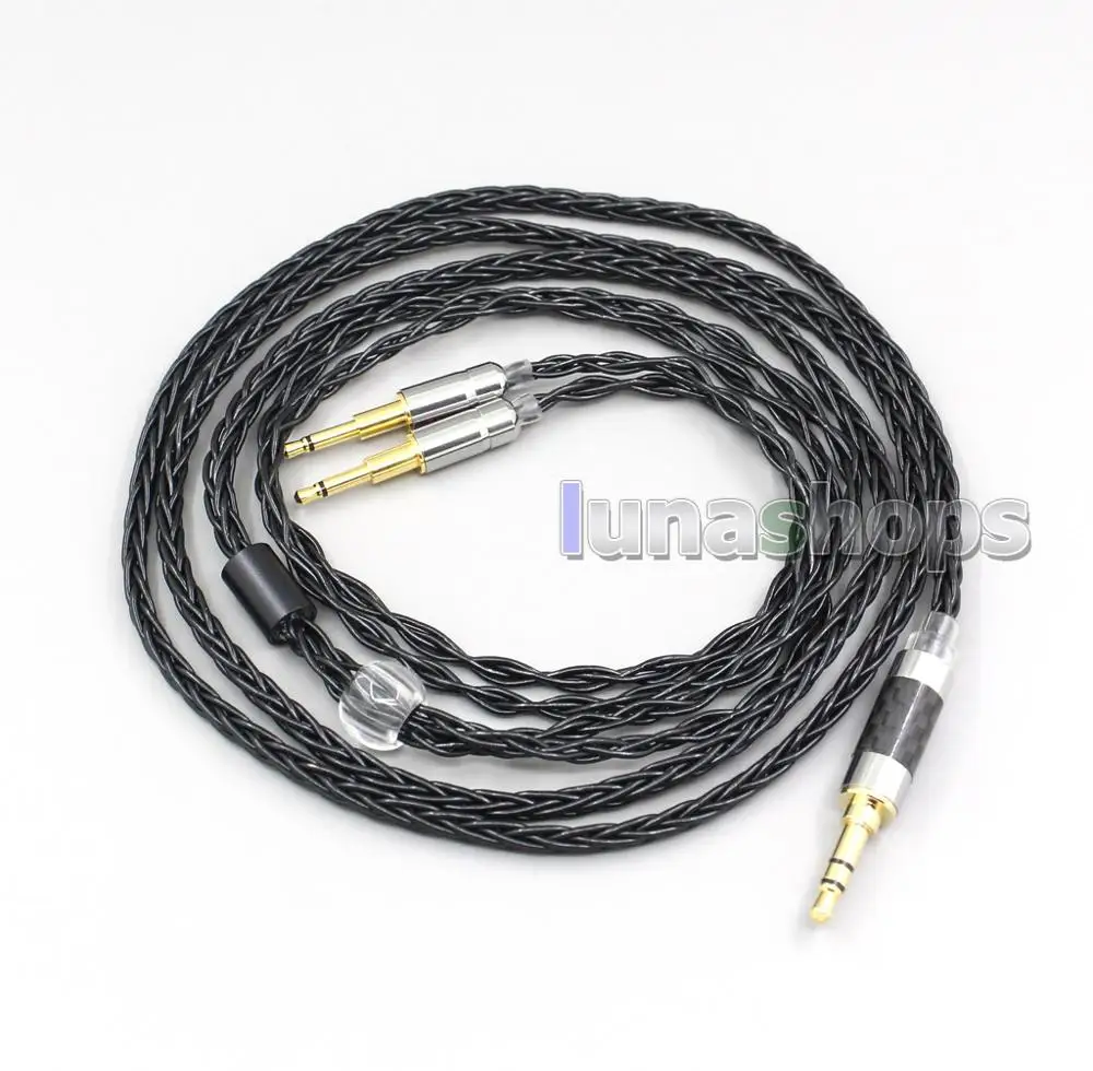LN006456 XLR сбалансированный 8 ядер OCC Серебряный смешанный кабель для наушников Oppo