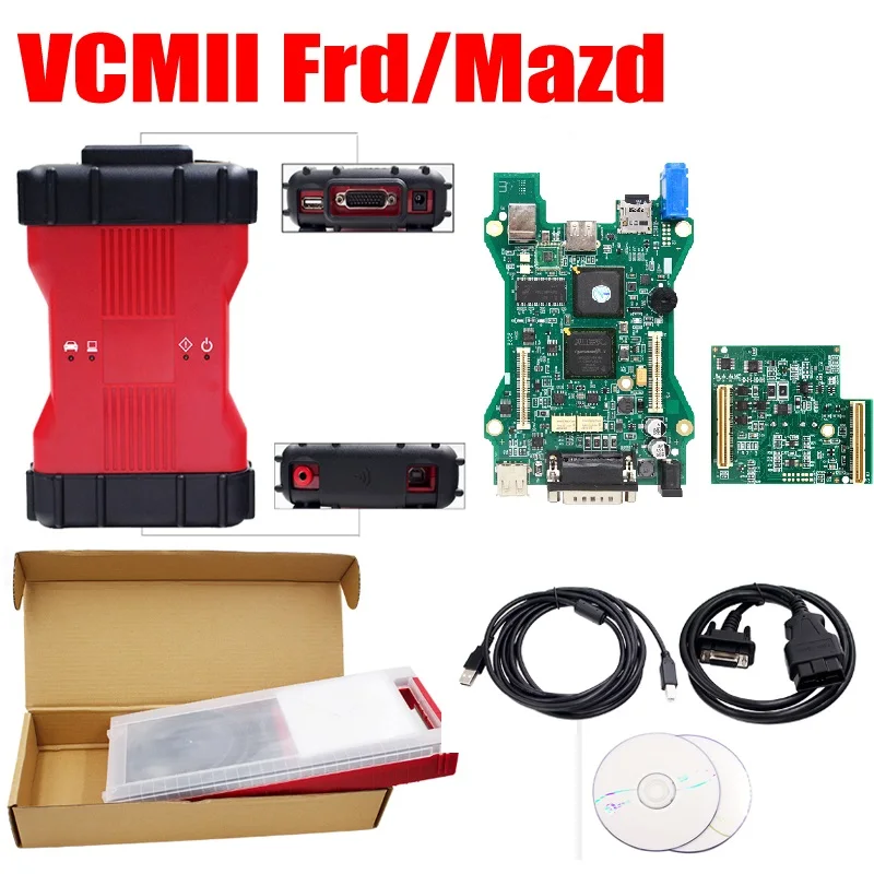 Хит продаж новейший VCM 2 многоязычный VCM2 IDS V106 диагностический сканер II VCMII OBD2 V101/V98