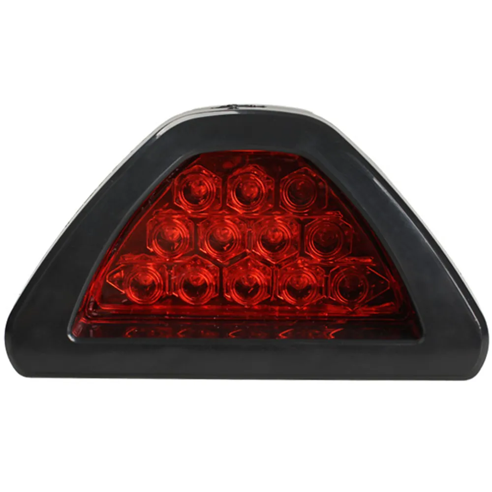 Горячий 12 светодиодный DC 12V треугольный Красный Автомобильный задний светильник