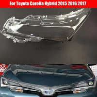 car headlight lens for toyota corolla hybrid 2015 2016 2017 headlamp cover car replacement front auto shell cover