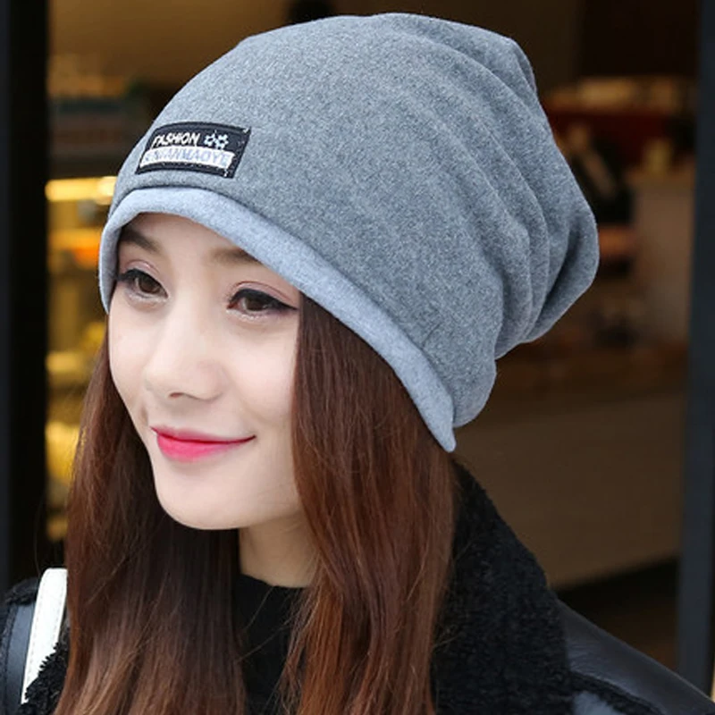 Foux шапочки шапки осень зима для женщин и мужчин многофункциональный