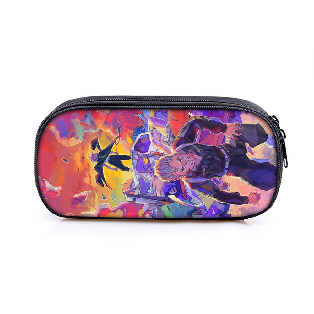 

Чехол для карандаша с рисунком аниме «Токийский репитер», пенал на молнии, нейлоновая косметичка, повседневная сумка для макияжа, студенчес...
