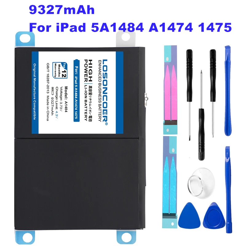 9327 мАч A1484 батарея для iPad 5 Air iPad5 A1474 A1475 A1484 сменная батарея литий-полимерный планшет батарея