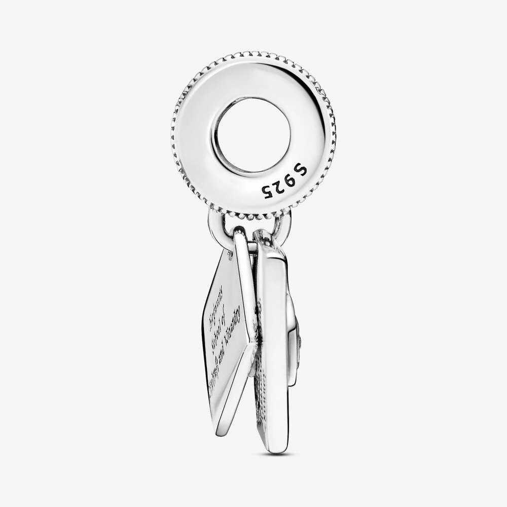 

Charm colgante con letras de de Ley autntica, accesorio Original compatible con pulsera Pandora, gran oferta