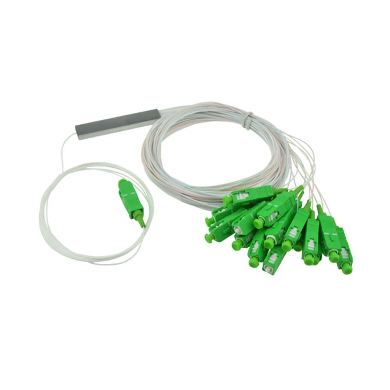 Divisor de fibra &oacute;ptica SC/SM APC 0,9mm, alta calidad, 1m, FTTH, 20 unidades/30 unids/lote, 1x16-4