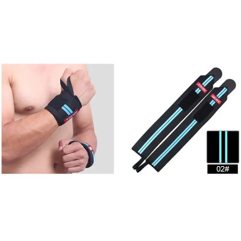 

1Pcs Gloves Wraps Sports Safety Accessories Wrist Support Padded Weight Lifting Training Gym Straps Hand Bar Wrist Support