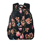 Женский рюкзак на плечо, весенний школьный ранец с японскими цветами и бабочками для девочек-подростков