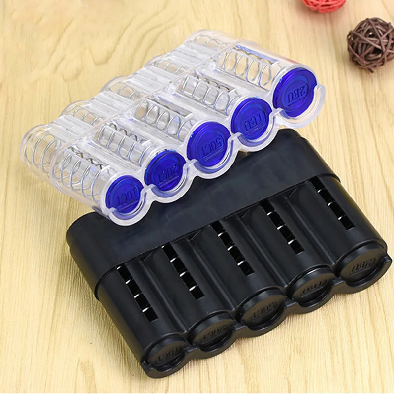 Монеты ящик для хранения кошелек монеты евро диспенсер монетница чехол Высокое