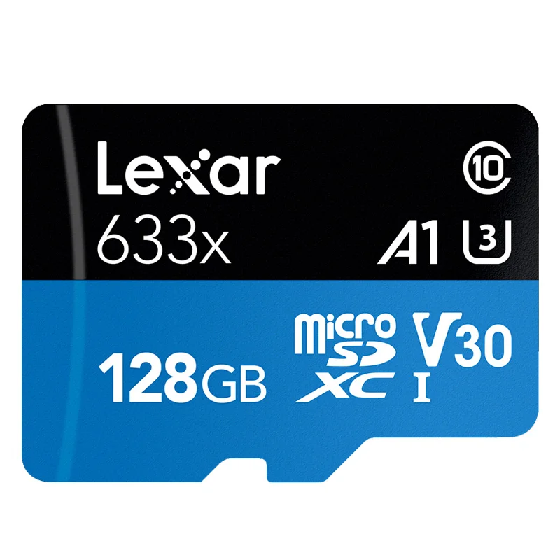 128GB Карта флэш-памяти Lexar micro sd 512gb 633x UHS-I, 1 ТБ, microsd, для дрона, Gopro, Dji, Спортивная камера, SDXC, карта хранения, 32 ГБ, 64 ГБ, 128 ГБ - Емкость: 128GB