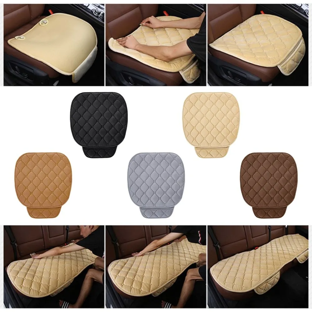 

Car Seat Cover Winter Warm Seat Cushion Anti-slip Universal Front Rear Back Chair Seat Pad For Vehicle Auto Car Seat Protector