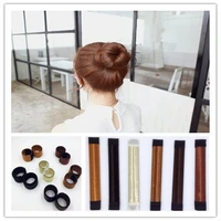 french braid hair tools styling diy magic bun maker hair braid accessories sponge donut bun maker hairstyle brown