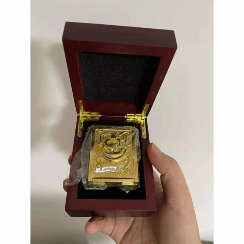 

Tronzo Pandora Model Saint Cloth Myth Golden Ophiuchus Odysseus Metal Saint Clothes Box with Wooden Box Model Toys Figures