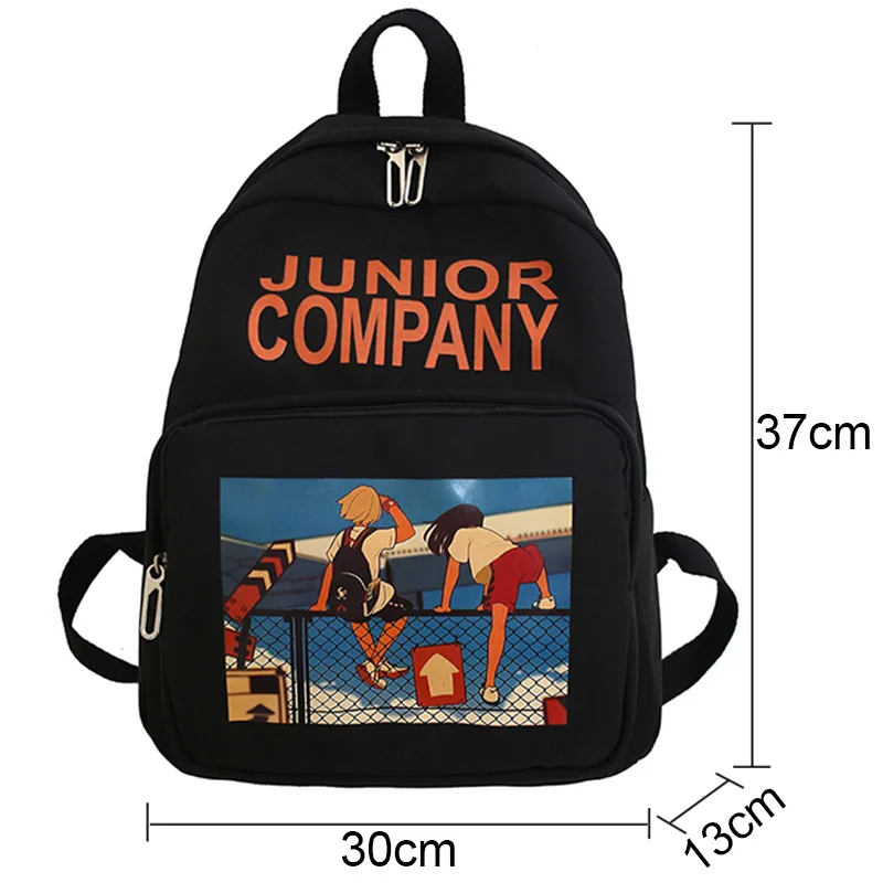 

Printed Women's Backpack Waterproof Nylon School Bags for Teenage Girls Lady Kawaii Cute Student Backpacks Luxury Female Bagpack