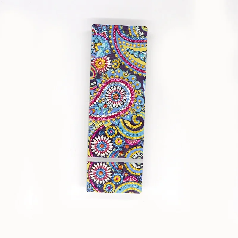 Diy Mandala Special Shaped Diamond Painting Pencil Case Stationery Box 2 Grids Embroidery 3Hz8 | Дом и сад