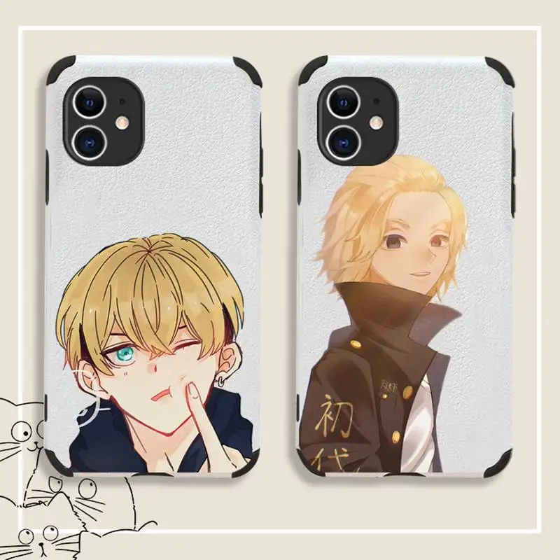 

Tokyo Revengers Japan anime Phone Case Lambskin Leather For iphone 12 11 8 7 6 XR X XS PLUS MINI PLUS PRO MAX Shockproof