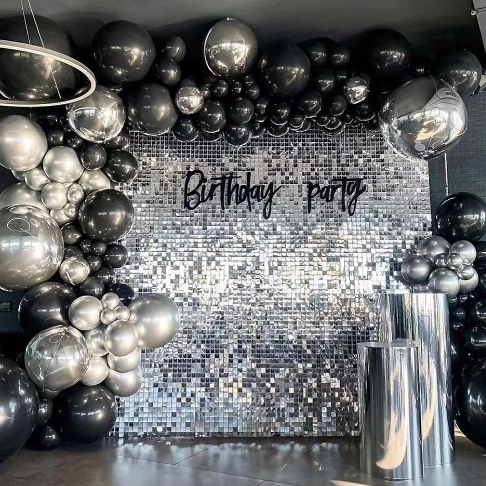 

Shimmer Backdrop Sequin Wedding Wall Personalized Birthday Decoration Party Decor Bride Groom Baby shower Unique Glitter Curtain