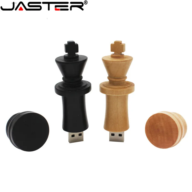 Лидер продаж деревянный международный шахматный флэш-накопитель JASTER реальная