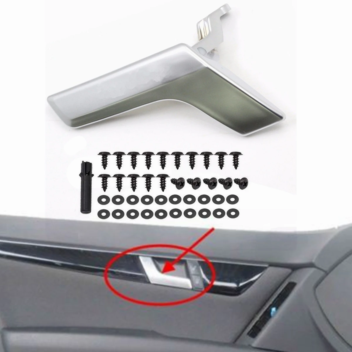 Набор для ремонта передней/задней левой/правой внутренней дверной ручки Mercedes Benz