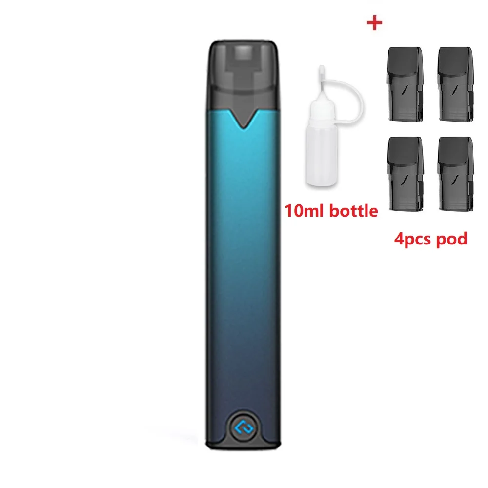 Aquamarine Blue pod Комплект Hcigar Akso OS Pod Vape с аккумулятором 420 мА/ч с системой блокировки и системой pod 1,4 мл vs MINIFIT/Drag nano/zero Kit - Цвет: Aquamarine Blue pod