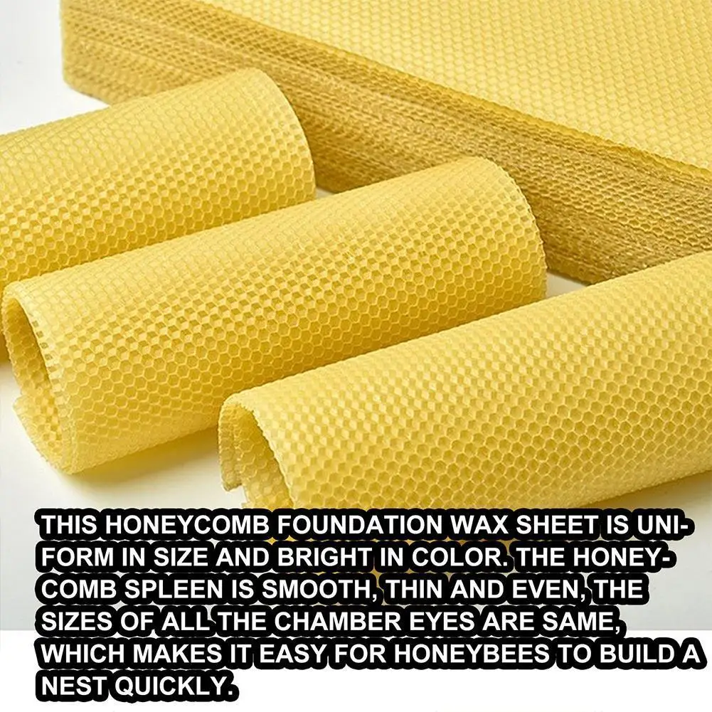 

13*9CM 10/30pcs Beeswax Foundation Liquid Honeycomb Wax BeesWax Frame Paper Honeycomb Garden Bee Wax Board Beekeeping Tool
