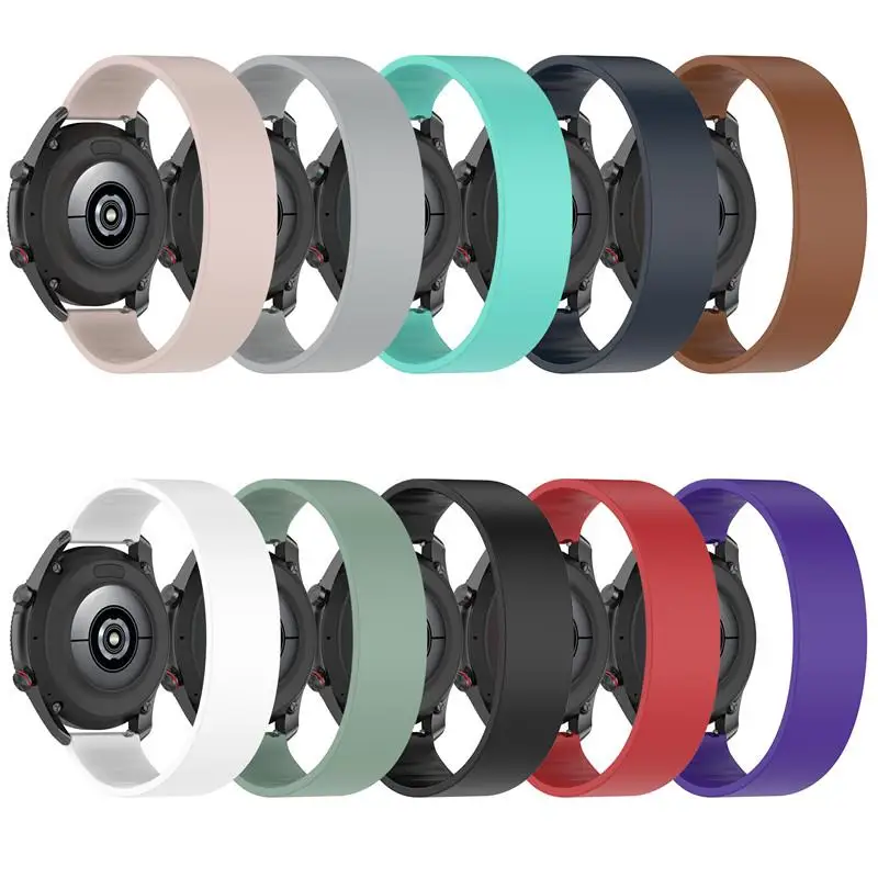 

20mm/22mm Silicone band For Amazfit GTS/2/2e/GTS2 Mini/GTR 42mm/47mm/GTR2/2e/stratos 2/3 Sport Watch Bracelet Amazfit bip strap