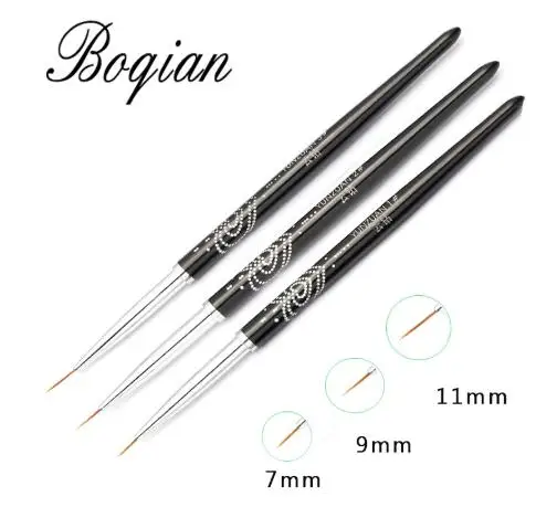 only 11mm BQAN, профессиональная кисть для ногтей 5 мм/7 мм/9 мм, ручная кисть для рисования, кончики для рисования, инструменты для рисования, инструменты для маникюра, дизайна ногтей, кисти для украшения - Цвет: only 11mm