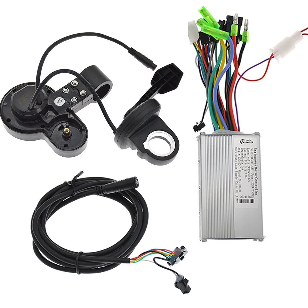 

24V/60V 250W/350W Electric Scooter Ebike MTB Controller LCD Display Throttle Durable SL-100 Display Electric Bike Accessories