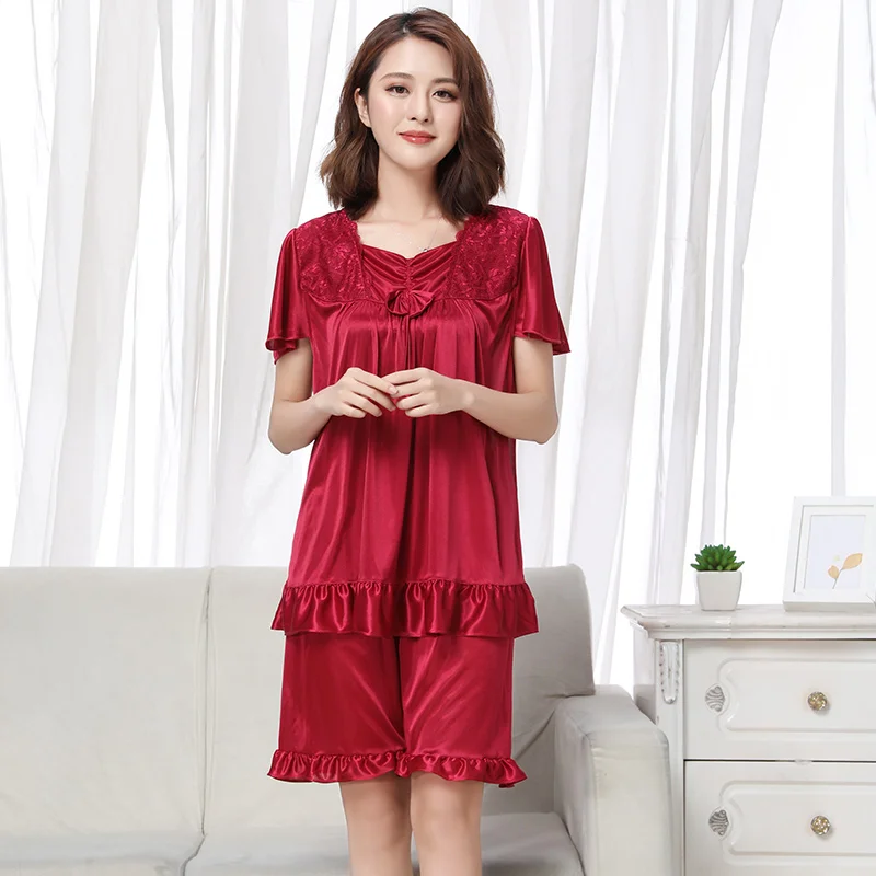 Пижама Для женщин шелковая продажа Feminino Inverno реальные 2021 цельные всесезонные