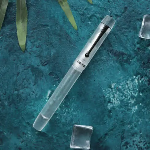 Tramol авторучка матовая Trasparent смоляная чернильная EF/F Nib пипетка офисные школьные