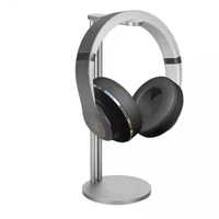aluminum alloy headphone desktop stand simple display earphones holder hook pc monitor wall hook mount headset stand