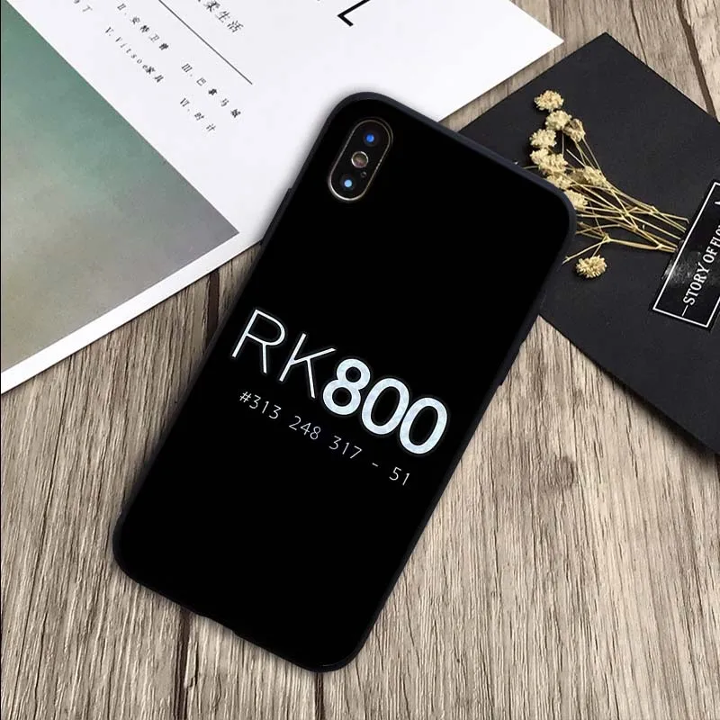 Detroit Be Human RK800 Connor чехол мягкий силиконовый черный ТПУ Телефон чехол для iPhone 6 6plus 7 8 plus 5 5S SE X XR XS Max - Цвет: H19071303-08.jpg