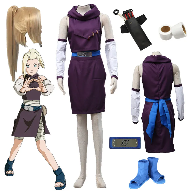 

Anime Cosplay Costume Purple Skirt Comic Cosplay Halloween Masquerade Sexy Suit + Accessories