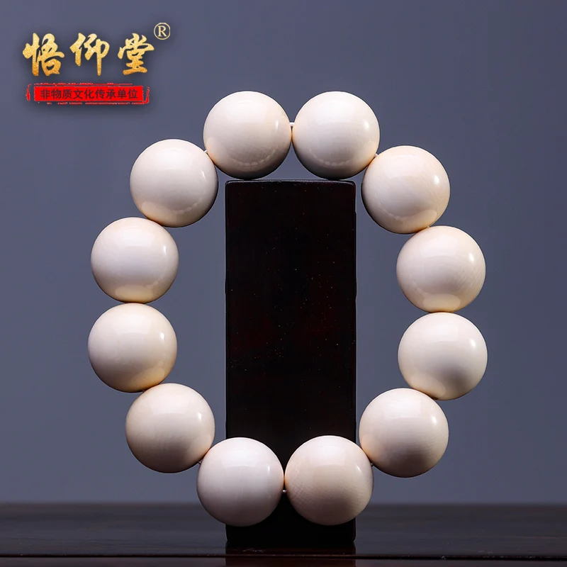 Натуральный верный Мамонт браслет из слоновой кости Мужской 20 мм полностью