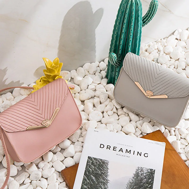 Модная простая маленькая квадратная сумка в британском стиле женская