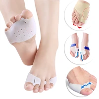 silicone gel toe corrector orthotics feet foot care bone thumb adjuster correction soft pedicure tool bunion straightener