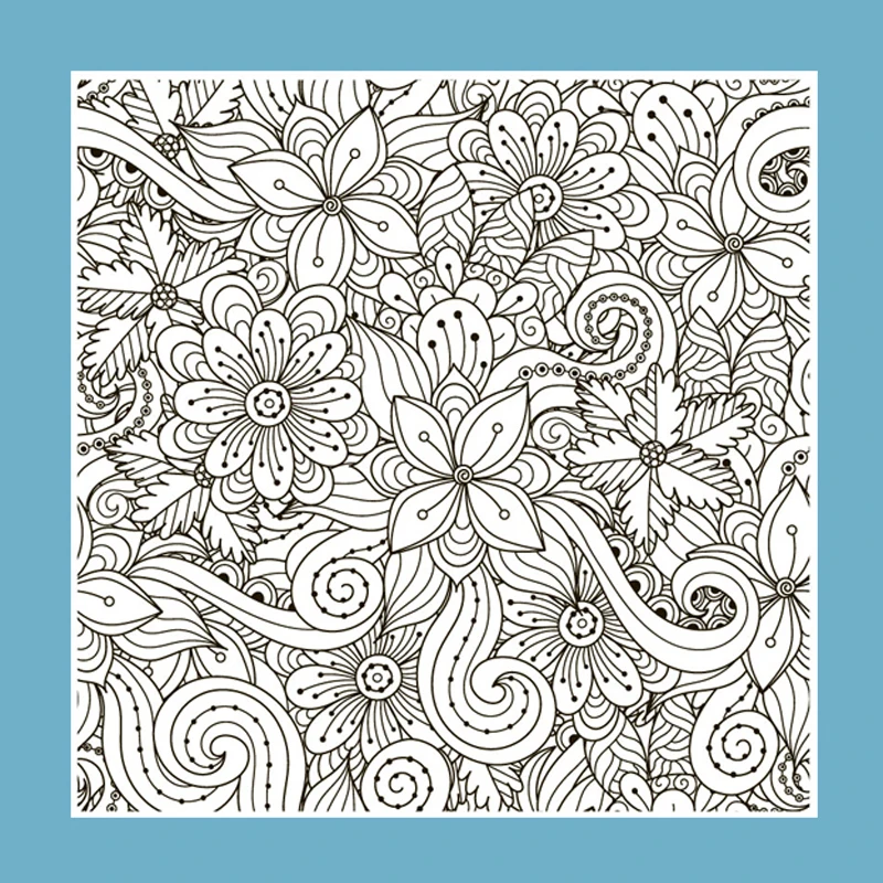 

ZATWBS Flower pattern Clear Stamps For DIY Scrapbooking/Card Making/Album Decorative Rubber Stamp Crafts