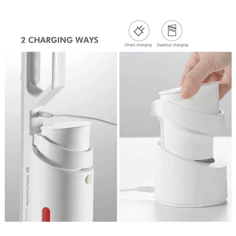 2019 Новый Xiaomi Deerma VC30 бытовой ручной беспроводной пылесос со стальным фильтром