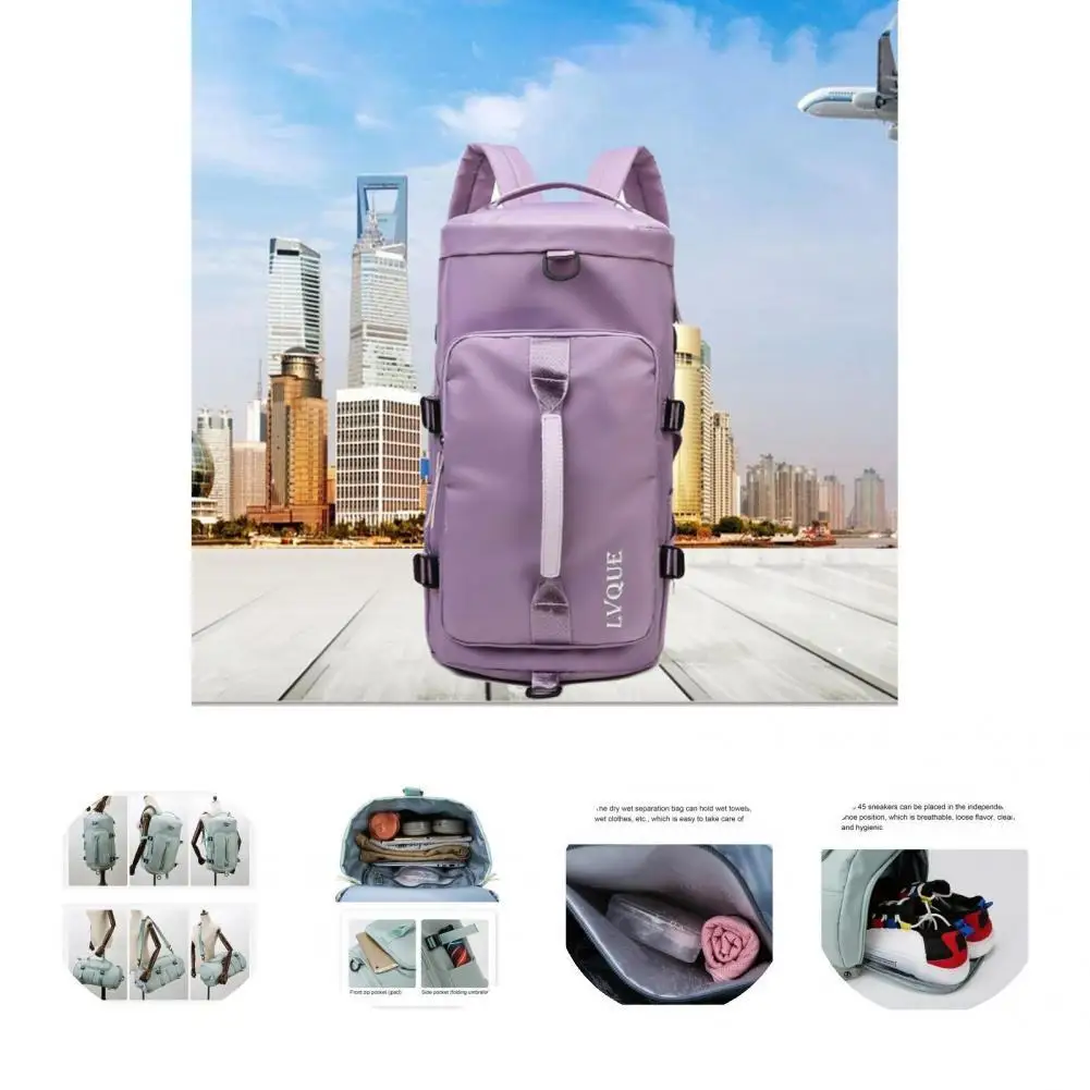 

Спортивные сумки для упражнений, сумка через плечо с сильной нагрузкой, сумка для йоги для влажного и сухого разделения