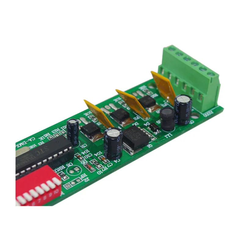 1 шт. 3 канальный вертолет с RJ45 DMX512 светодиодный декодер|dmx512 decoder|channel led |