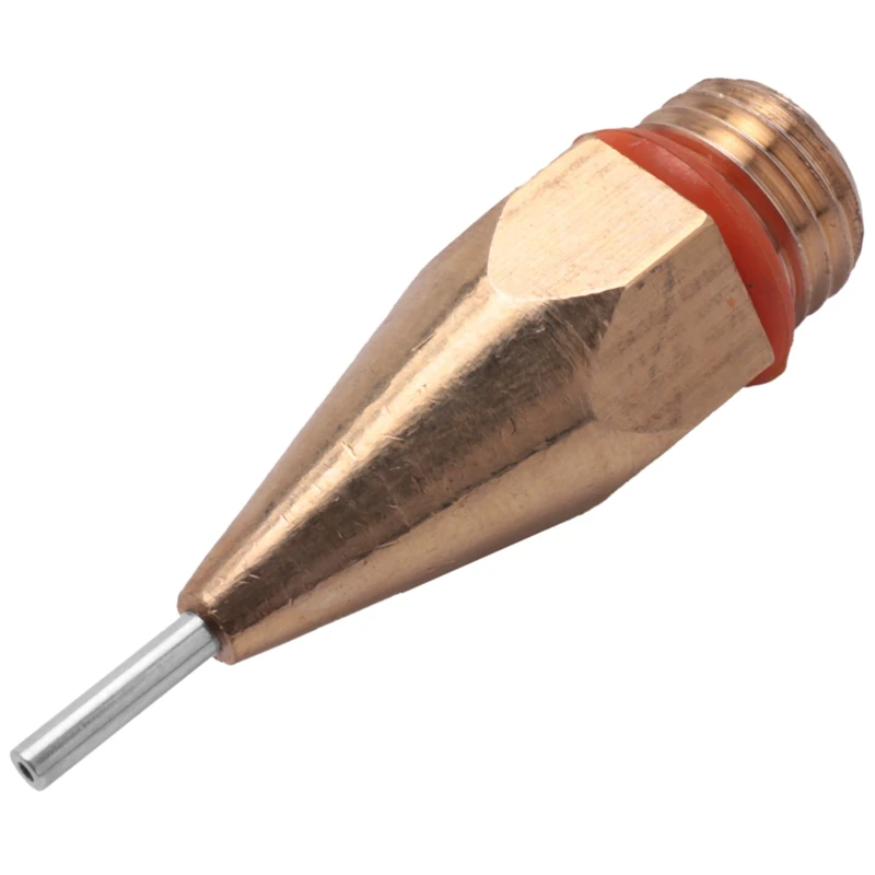 

9 Pcs of Glue Copper Nozzle Small Caliber Length Large Caliber Hot Melt Glue Accessories