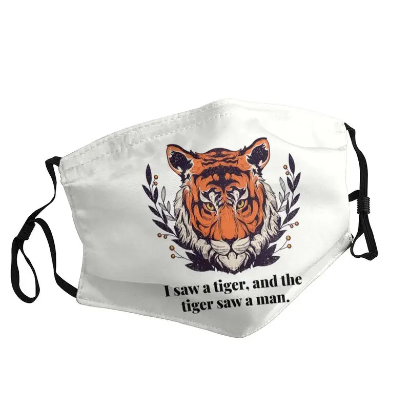 

Tiger Best Friend Face Mask Adult Dustproof Anima Lover Mask Protection Respirator Reusable Mouth Muffle
