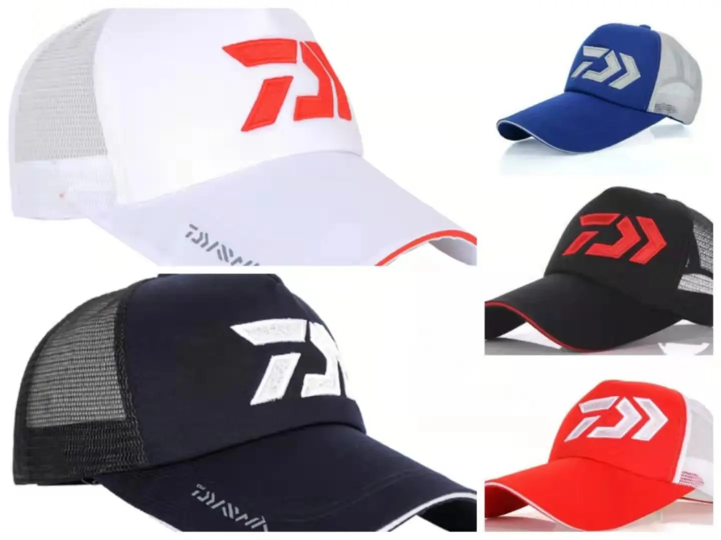

2021 Adult Men Adjustable Fishing Sunshade Sport Baseball Fishermen Hat Cap Black Special Bucket Hat Outdoor Sporting Hat