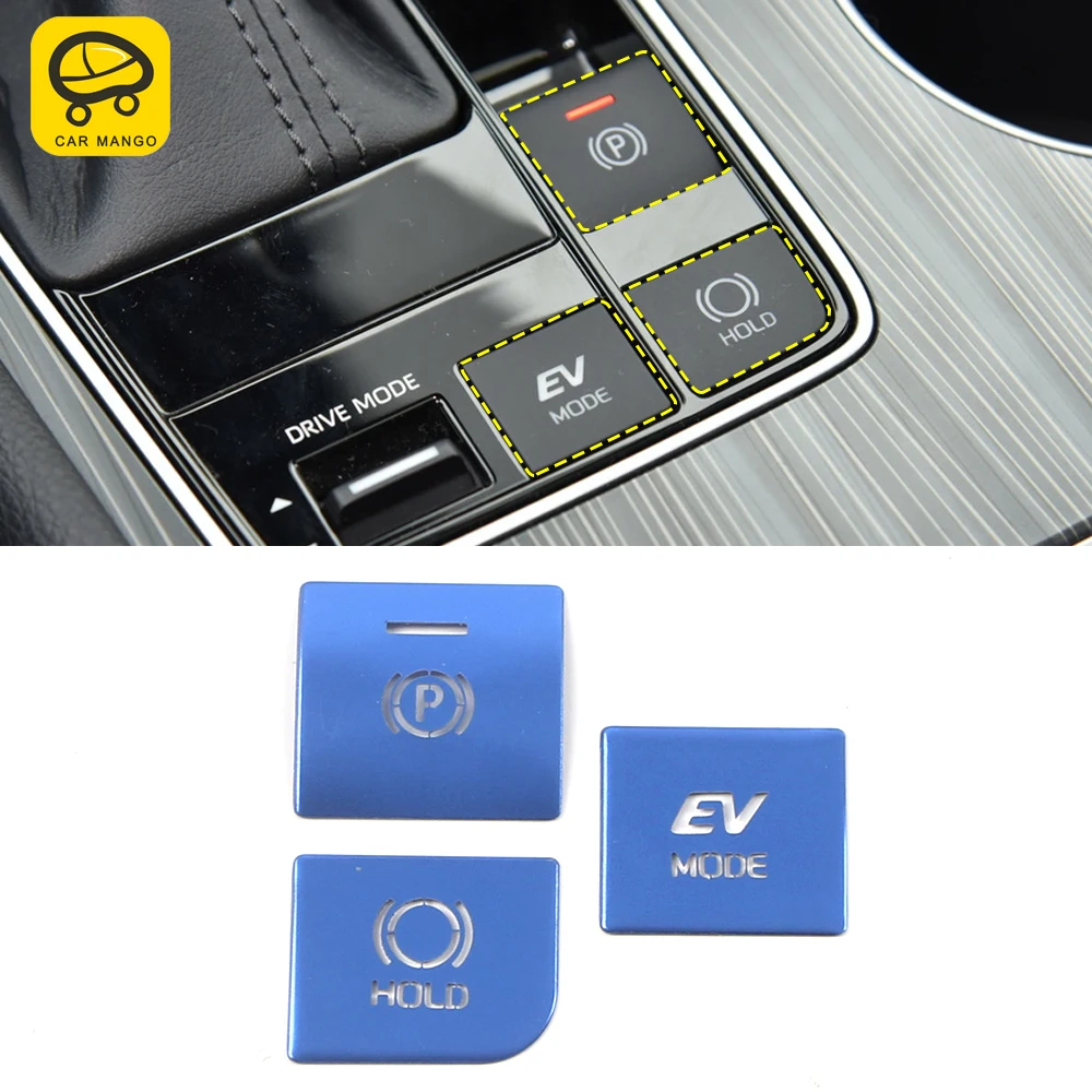 

For Toyota Sienna XL40 2021 2022 Auto Car Accessories Electronic Handbrake Sticker Cover Frame Engine Start Button Trim Interior