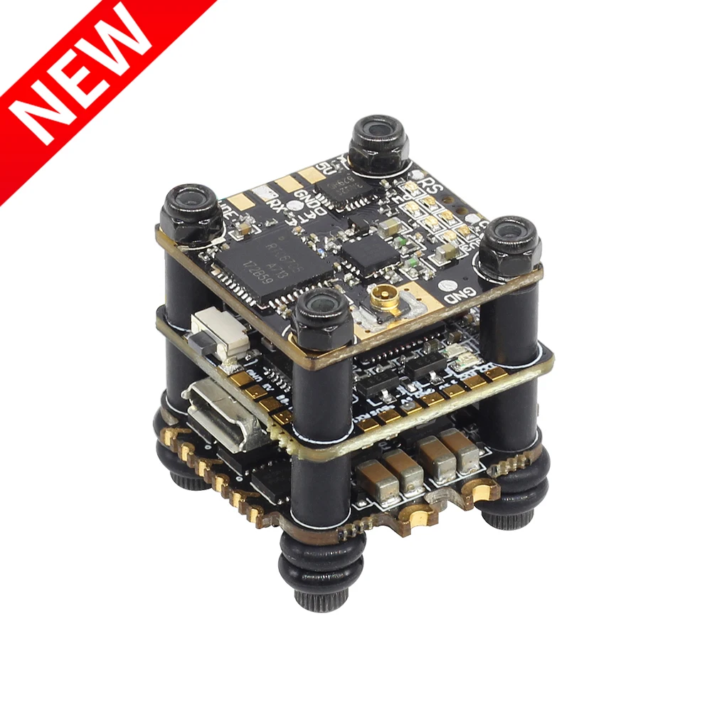 Новый стек HGLRC для радиоуправляемого дрона 16*16 2 4S F411 Fc 13A BLS 4 в 1 ESC VTX 400mW Combo Stack Flytower
