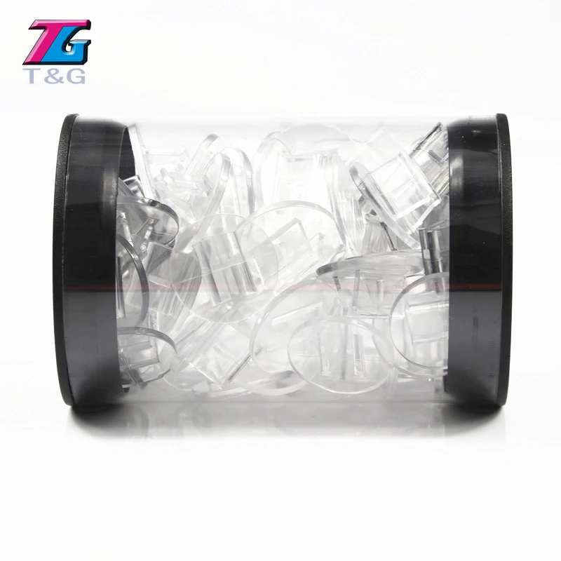 Радужный полупрозрачный пластиковый держатель для карт 50 шт./трубка настольные