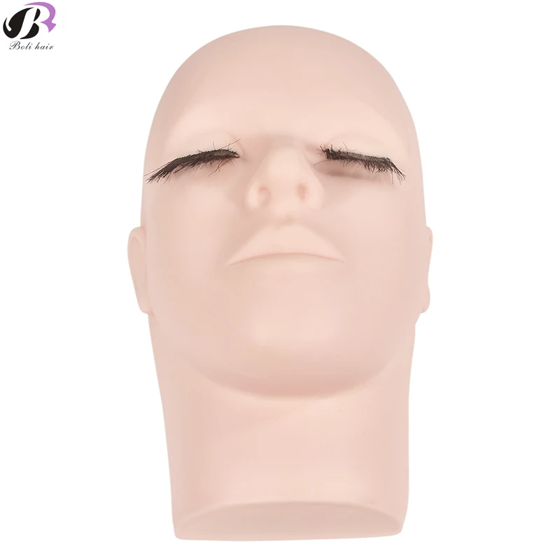 Бесплатная доставка! Голова манекена с ресницами для обучения окрашиванию