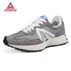 Кроссовки HUMTTO для мужчин и женщин, уличная дышащая Классическая обувь для бега, спортивные кроссовки, кожаные кроссовки, амортизирующая спортивная обувь
