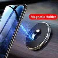 magnetic car phone holder for iphone samsung xiaomi smartphone metal magne car dashboard stand mount holder support for wall
