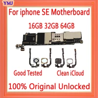 original unlocked for iphone se motherboard with touch idwithout touch idno icloud for iphone 5se mainboard with full chips